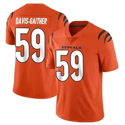 Nike Akeem Davis-Gaither Cincinnati Bengals Men's Limited Orange Vapor Untouchable Jersey