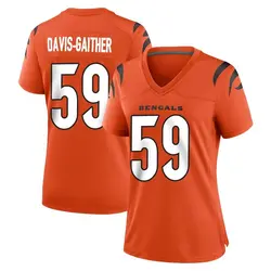 Nike Akeem Davis-Gaither Cincinnati Bengals Women's Game Orange Jersey