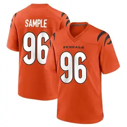 Nike Cam Sample Cincinnati Bengals Men's Game Orange Jersey