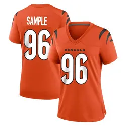 Nike Cam Sample Cincinnati Bengals Women's Game Orange Jersey