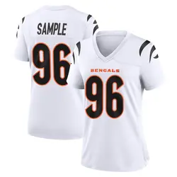 Nike Cam Sample Cincinnati Bengals Women's Game White Jersey