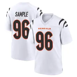 Nike Cam Sample Cincinnati Bengals Youth Game White Jersey