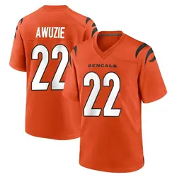 Chidobe Awuzie Cincinnati Bengals Game-Used #22 Black Jersey