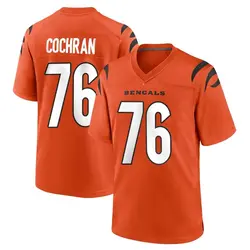 Nike Devin Cochran Cincinnati Bengals Men's Game Orange Jersey