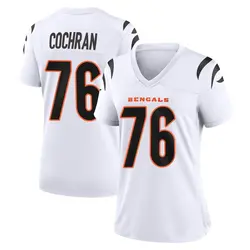 Nike Devin Cochran Cincinnati Bengals Women's Game White Jersey