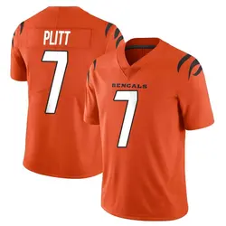 Nike Drew Plitt Cincinnati Bengals Men's Limited Orange Vapor Untouchable Jersey