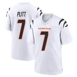 Nike Drew Plitt Cincinnati Bengals Youth Game White Jersey