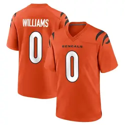 Nike Isaiah Williams Cincinnati Bengals Youth Game Orange Jersey