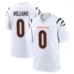 Nike Isaiah Williams Cincinnati Bengals Youth Game White Jersey