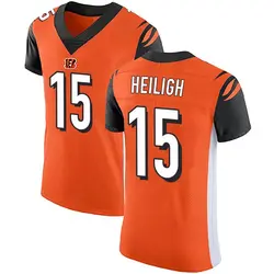 Nike Jaivon Heiligh Cincinnati Bengals Men's Elite Orange Alternate Vapor Untouchable Jersey