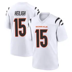 Nike Jaivon Heiligh Cincinnati Bengals Men's Game White Jersey