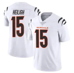 Nike Jaivon Heiligh Cincinnati Bengals Men's Limited White Vapor Untouchable Jersey