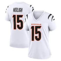 Nike Jaivon Heiligh Cincinnati Bengals Women's Game White Jersey