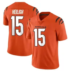 Nike Jaivon Heiligh Cincinnati Bengals Youth Limited Orange Vapor Untouchable Jersey