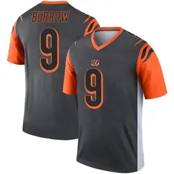 Nike Joe Burrow Cincinnati Bengals Youth Legend Silver Jersey