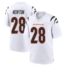 Nike Josh Newton Cincinnati Bengals Youth Game White Jersey