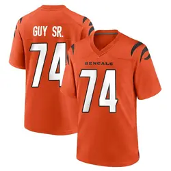 Nike Lawrence Guy Cincinnati Bengals Men's Game Orange Jersey