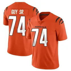 Nike Lawrence Guy Cincinnati Bengals Men's Limited Orange Vapor Untouchable Jersey