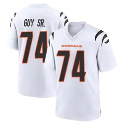 Nike Lawrence Guy Cincinnati Bengals Youth Game White Jersey