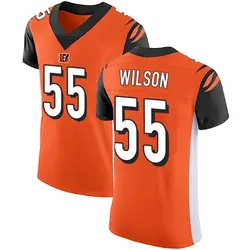 Nike Logan Wilson Cincinnati Bengals Men's Elite Orange Alternate Vapor Untouchable Jersey