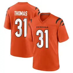 Nike Michael Thomas Cincinnati Bengals Youth Game Orange Jersey