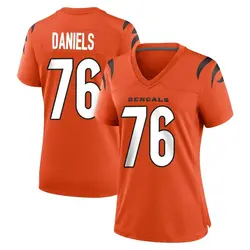 Nike Mike Daniels Cincinnati Bengals Women's Game Orange Jersey