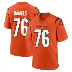 Nike Mike Daniels Cincinnati Bengals Youth Game Orange Jersey