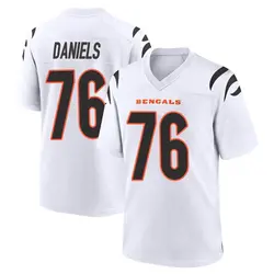 Nike Mike Daniels Cincinnati Bengals Youth Game White Jersey