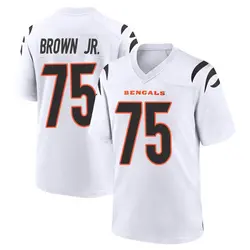 Nike Orlando Brown Jr. Cincinnati Bengals Men's Game White Jersey