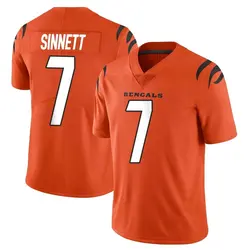 Nike Reid Sinnett Cincinnati Bengals Men's Limited Orange Vapor Untouchable Jersey