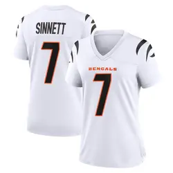 Nike Reid Sinnett Cincinnati Bengals Women's Game White Jersey