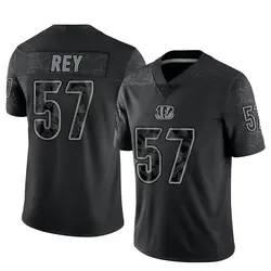 Nike Vincent Rey Cincinnati Bengals Men's Limited Black Reflective Jersey