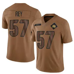 Nike Vincent Rey Cincinnati Bengals Men's Limited Brown 2023 Salute To Service Jersey