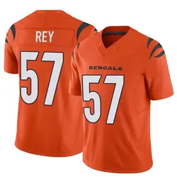 Nike Vincent Rey Cincinnati Bengals Men's Limited Orange Vapor F.U.S.E. Jersey