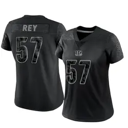 Nike Vincent Rey Cincinnati Bengals Women's Limited Black Reflective Jersey